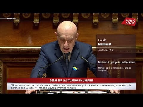 Rede von Claude Malhuret im Senat. 4. März 2025.