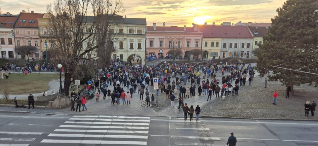 Protest Prešov 07.03.2025