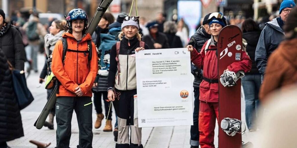 Warum Klimaschützer keine Plakate gegen die Wirtschaftskammer buchen durften