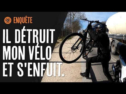 Er aggressiv mich, zerstörte mein Fahrrad und fliegt dann dumm ...