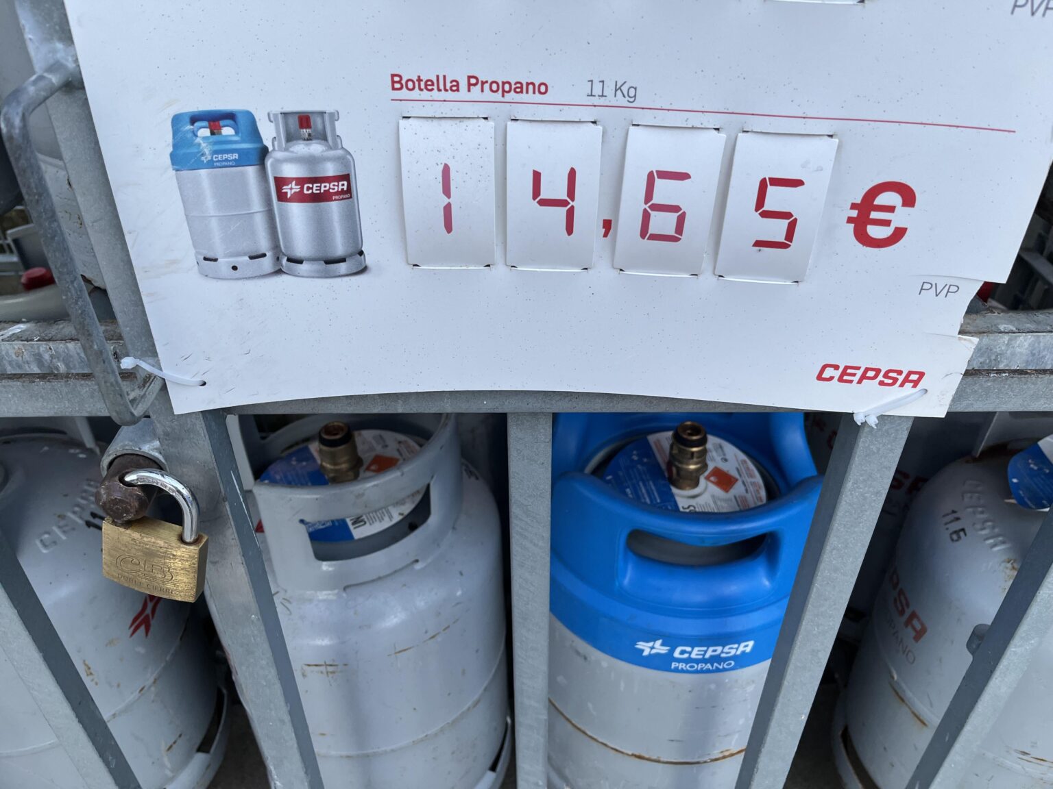 Propanpreis in Spanien