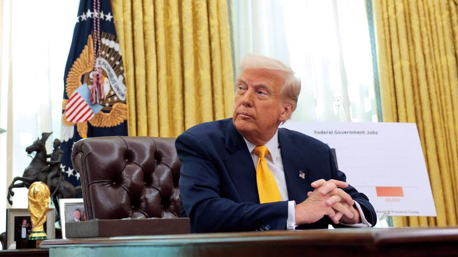 Donald Trump trägt 50% Zoll von Zoll, die auf kanadischem Stahl und Aluminium geplant sind