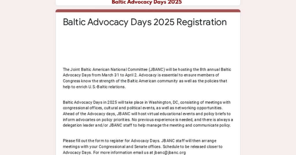Für Amerikaner, die pro-estonie sind: Der Baltic Political Action Summit hat jetzt 90 Teilnehmer. Wir zielen jetzt für weit über hundert Teilnehmer. Für Amerikaner, die pro-estonie sind: Der Baltic Political Action Summit hat jetzt 90 Teilnehmer. Wir zielen jetzt für weit über hundert Teilnehmer.