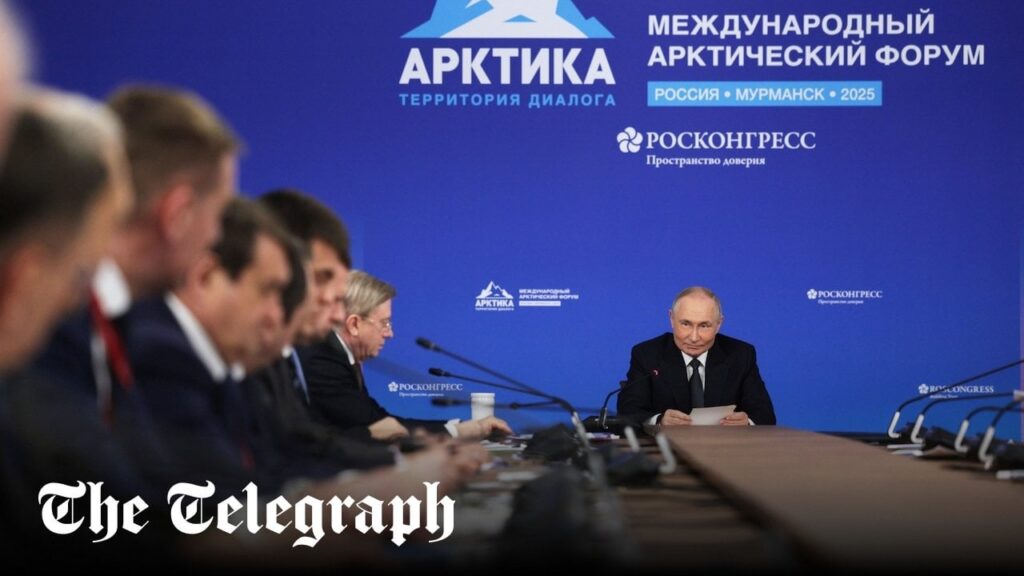 Putin schwört, die militärische Präsenz Russlands in der Arktis zu stärken