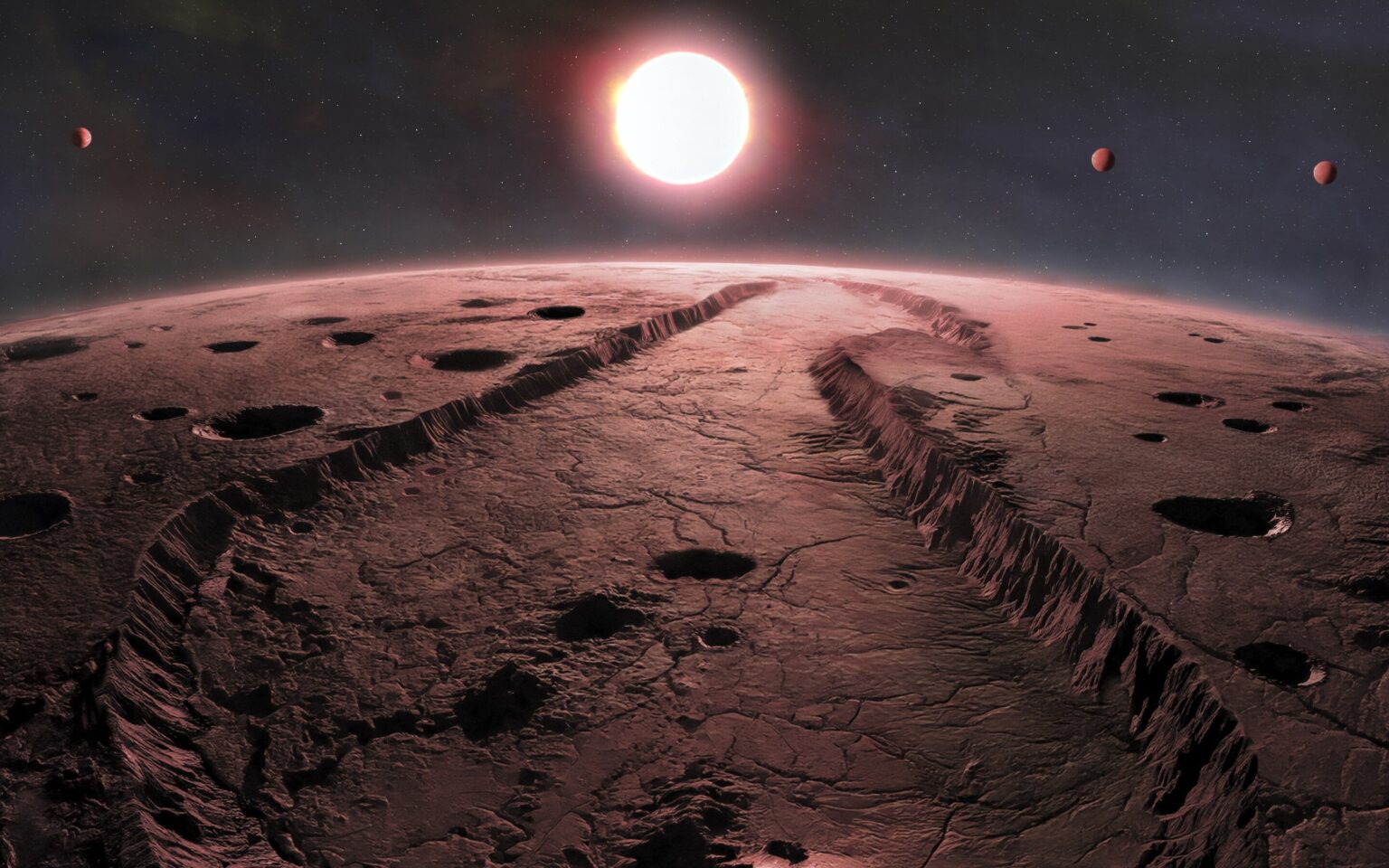 Vier winzige Planeten umkreisen einen unserer nächsten Sterne