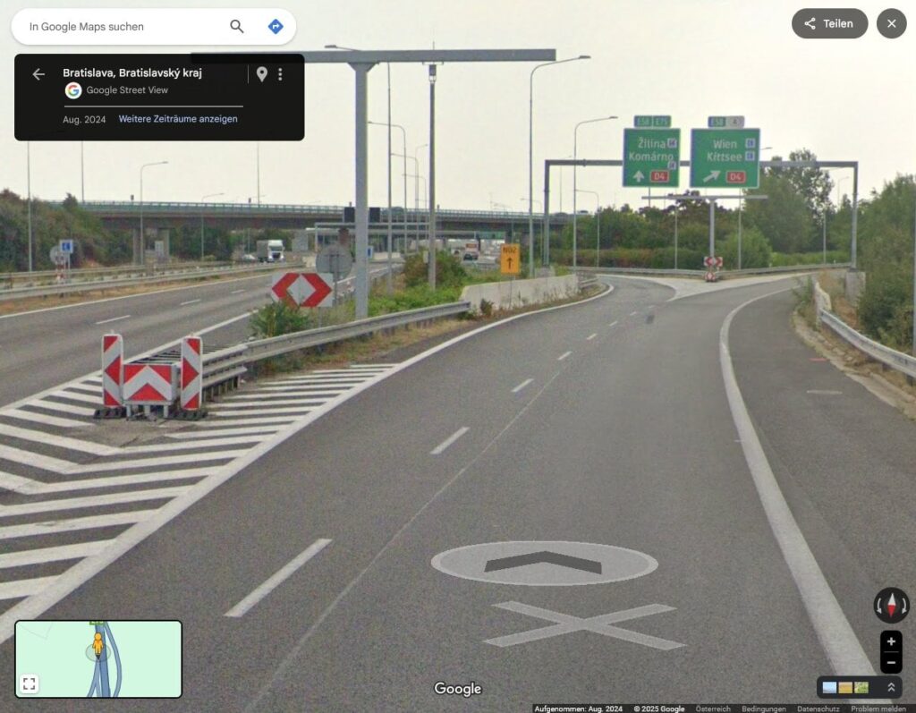 Vertikal gegen horizontales Verkehrswissen auf der Autobahn Vertikal gegen horizontales Verkehrswissen auf der Autobahn