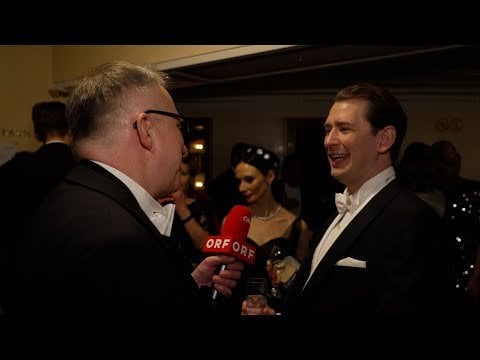 "Das ist jetzt aber was Neues, dass sie nicht lügen wollen": Peter Klien zu Sebastian Kurz am Opernball