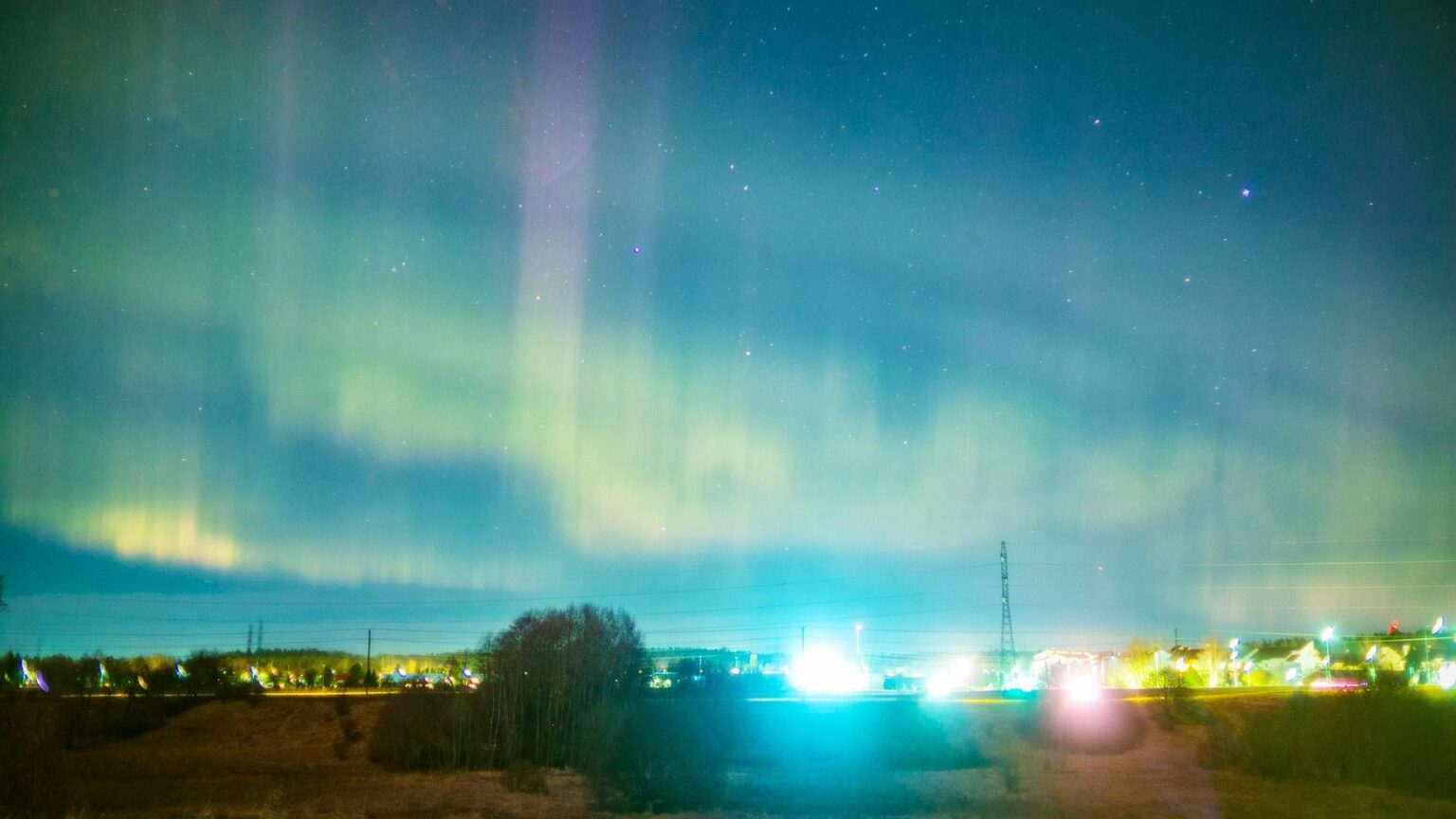 Meine erste Aurora -Sichtung! 📍Turku, Südwestfinnland