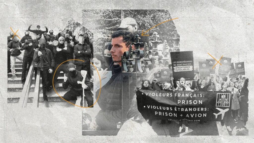Demonstration der Nemesis am 8. März: Ein Neonazi innerhalb des Ordensdienstes Demonstration der Nemesis am 8. März: Ein Neonazi innerhalb des Ordensdienstes