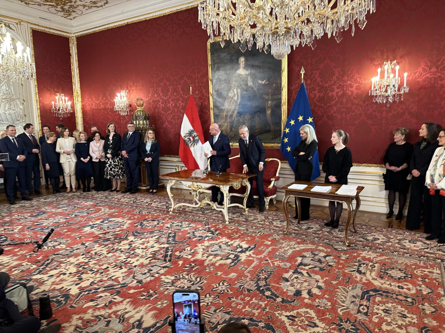 Regierung Stocker I im Amt
