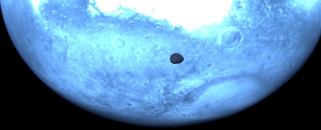 Auf dem Weg zur Asteroiden -Kollision schnappt Hera seltene Bilder von Marsmond