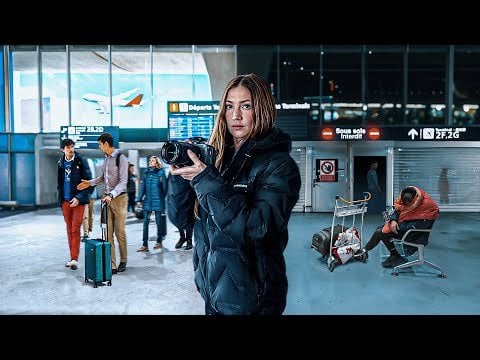 Die versteckte Seite des CDG -Flughafens in der Nacht