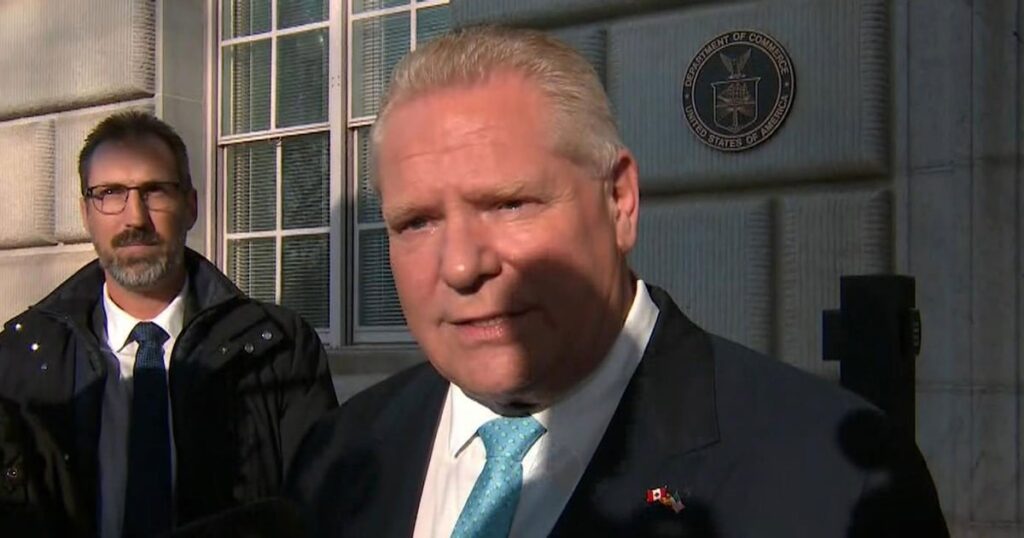 Doug Ford sagt, die USA planen, am 2. April einen „globalen Tarif“ einzuführen