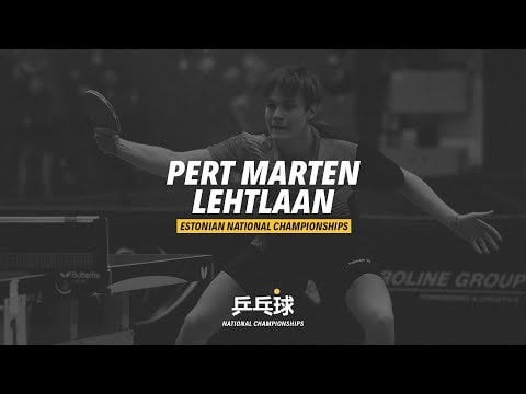 Der 17-jährige Pert Marten Lehtlaan gewann seinen ersten Estnisch-Tischtennis-Meisterschaftstitel. Ein neues Talent für den estnischen Sportarten auf dem Vormarsch