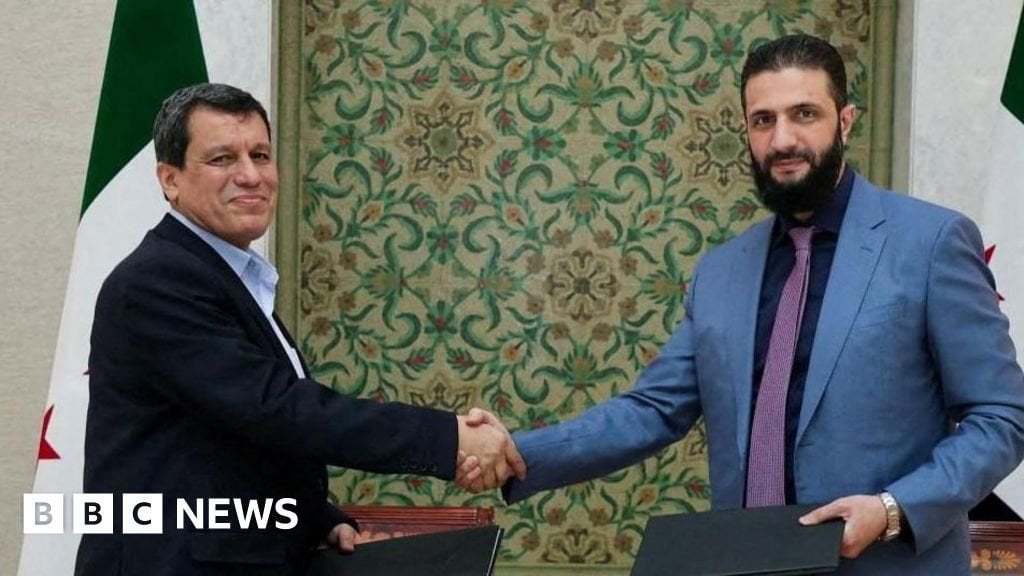 Syrien: Kurdisch geführtes SDF erklärt sich bereit, sich in Regierungskräfte zu integrieren - BBC News