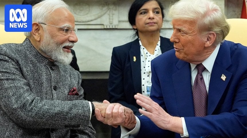 Während andere Führer der Welt verweigern, gegen Donald Trumps Zölle zu kämpfen, sitzt der indische Premierminister Narendra Modi hübsch