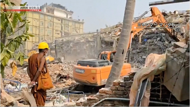 Die medizinische Situation verschlechtert sich in Myanmar Quake Aftermath