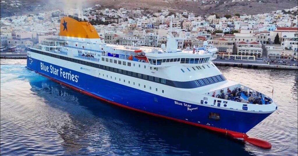 Track: 220 Passagiere schlossen ein Ticket für Syros, während sie gingen ... Piräus!