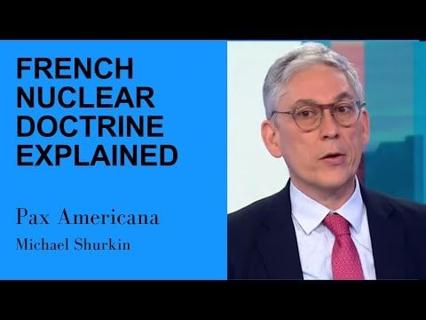 Ein amerikanischer Professor erklärt die französische Atomstrategie auf ziemlich neutrale Weise