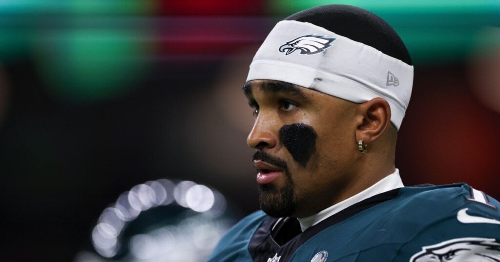 Philadelphia Eagles QB Jalen Hurts überspringt das Team des Trump White House des Teams