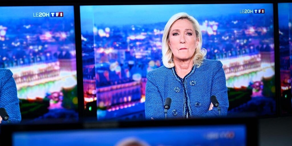 Live, Marine Le Pen in den Nachrichten von TF1: Der ehemalige Präsident der FN verurteilt eine „politische Entscheidung“ der Richter „entgegen der Rechtsstaatlichkeit“ „ Live, Marine Le Pen in den Nachrichten von TF1: Der ehemalige Präsident der FN verurteilt eine "politische Entscheidung" der Richter "entgegen der Rechtsstaatlichkeit" "