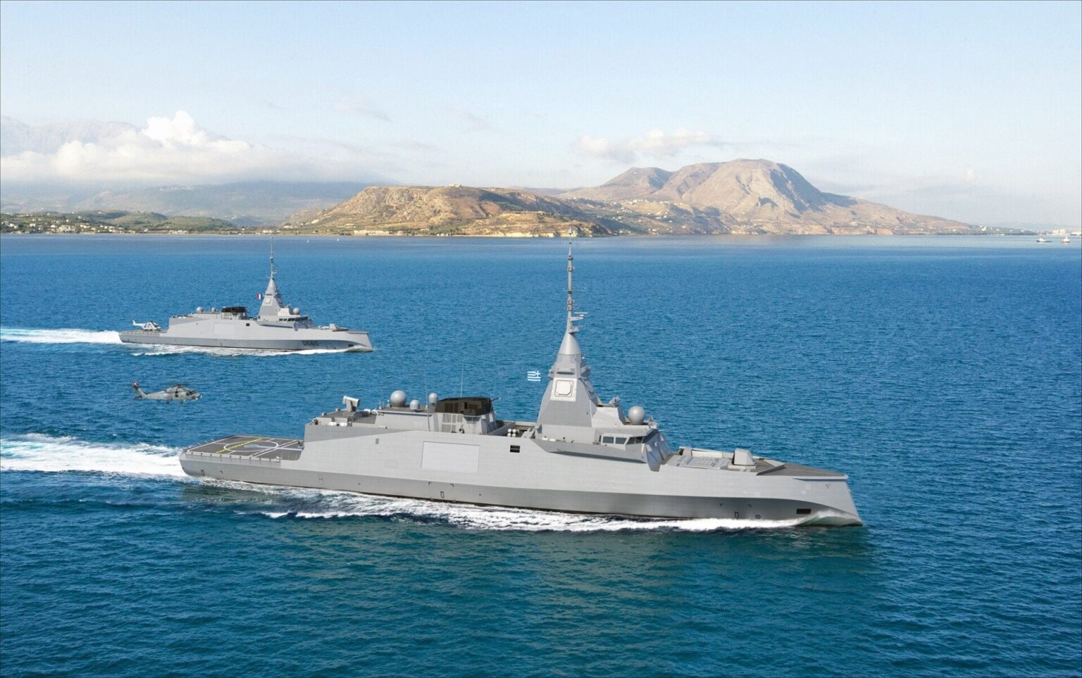 Marinevorschlag zum Bau von drei Belharra in Skaramanga