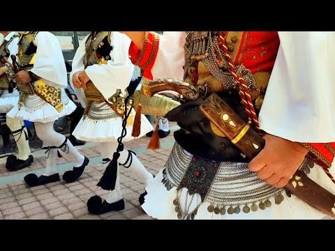 Die große Prozession des Ausstiegs von Messolonghi - Sonntag von 13. April ...