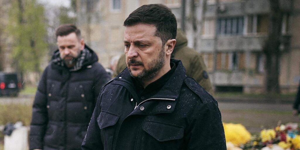 Volodymyr Zelensky erinnert sich, dass Kyiv „diesen Krieg nie wollte, keine einzige Sekunde“. Volodymyr Zelensky erinnert sich, dass Kyiv "diesen Krieg nie wollte, keine einzige Sekunde".
