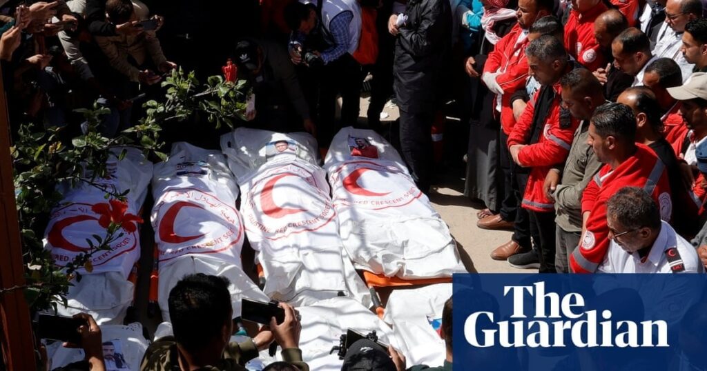 Israel hat 15 palästinensische Sanitäter und Rettungskräfte einzeln getötet, sagt UN
