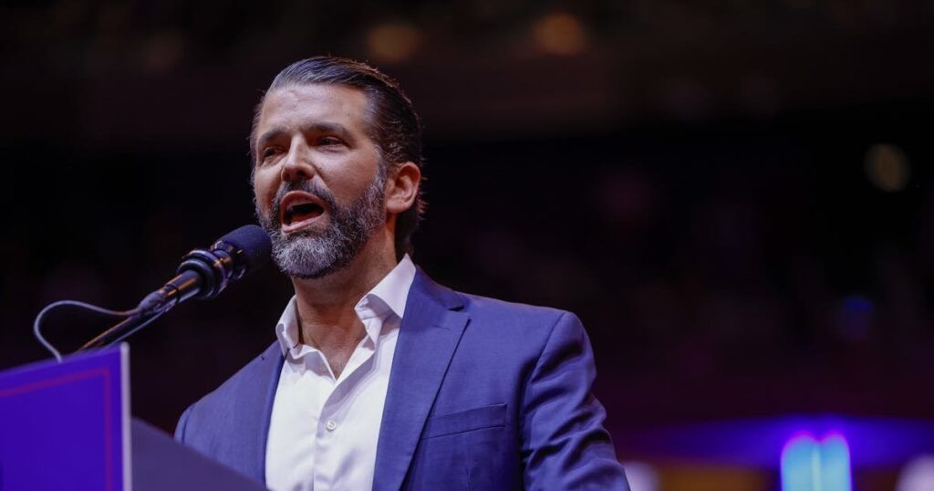 "Ausgewachsene Kernschmelze": Don Jr. und Maga Rage, während Goper Hegseth einschalten