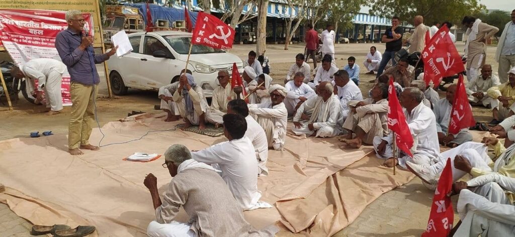 Die indischen Landwirte protestieren gegen den Besuch der US -amerikanischen VP -Botschaft: "Indien steht nicht zum Verkauf."