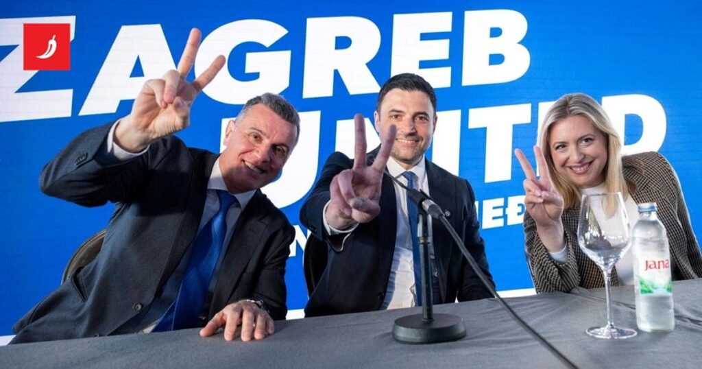 Bernardic und Goluza präsentierten ihre Föderation für die Wahlen namens Zagreb United
