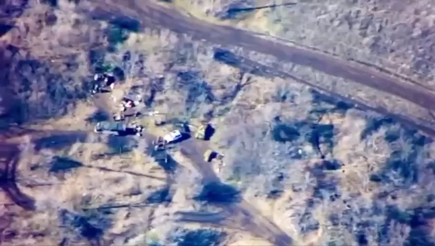 Cluster -Munition Streik Russian Training Ground, Region Zaporizhia [March 2025]