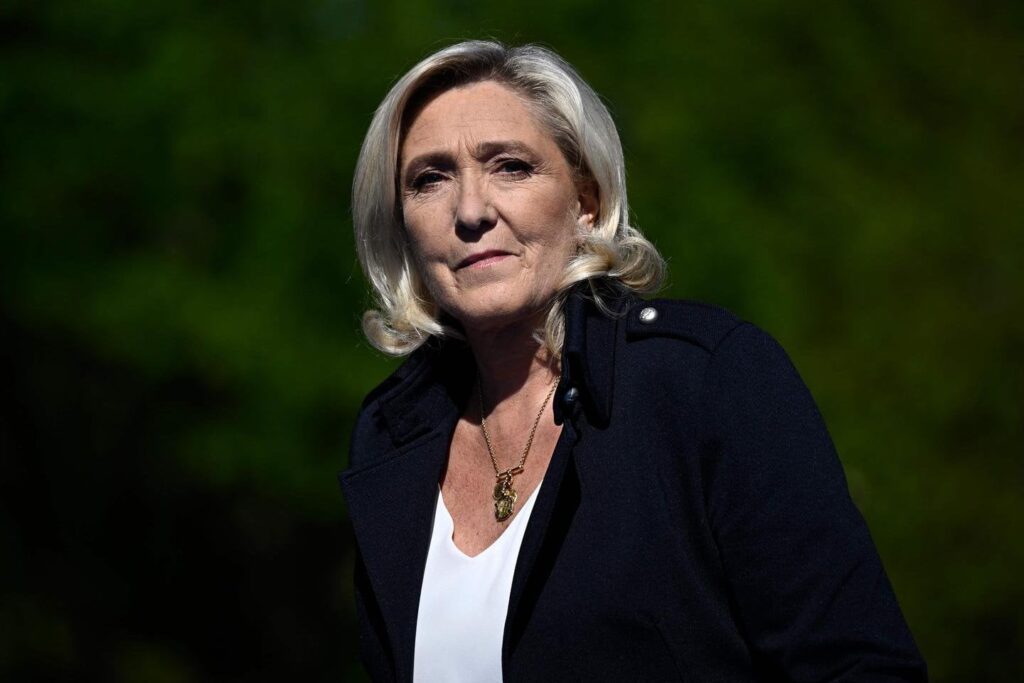 Marine Le Pen fiel nach ihrer Haft
