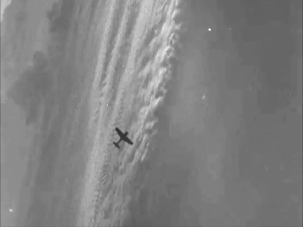 Der japanische Ki-84-Kämpfer wurde am 16. Dezember 1944 in der Nähe der philippinischen Inseln abgeschossen