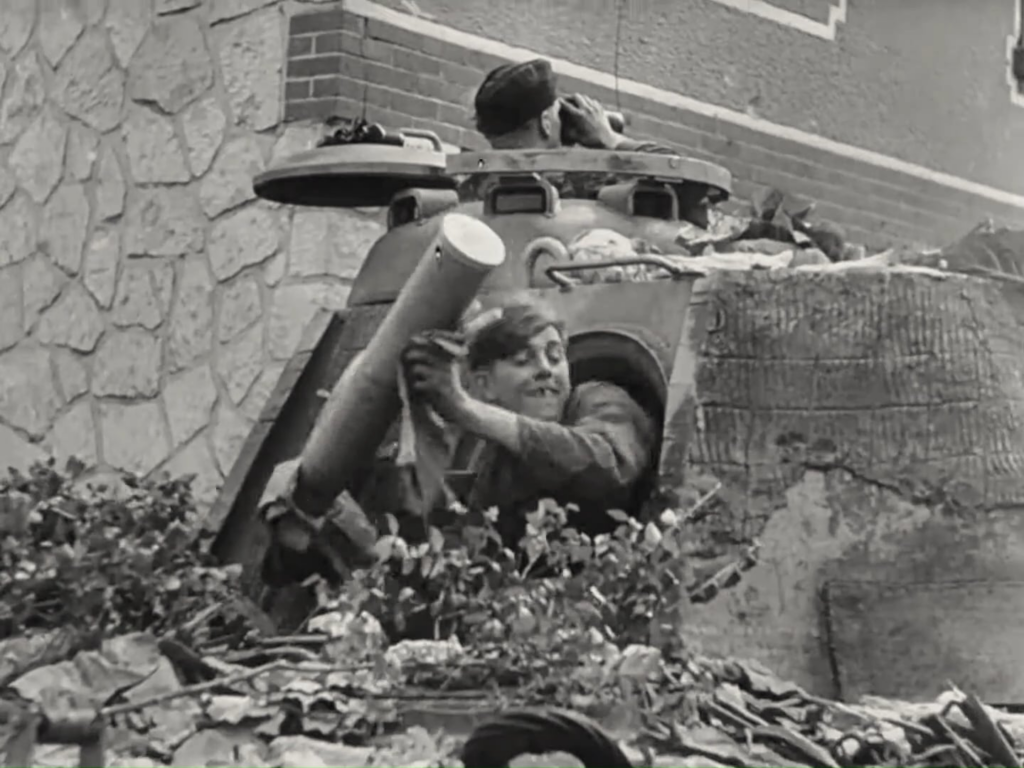 12. SS-PanzerDivision Panther in Aktion in der Nähe von Caen im Juni 1944