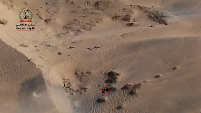 Jemenitische Artillerieziele Houthis in Südmarib, Jemen, 2022