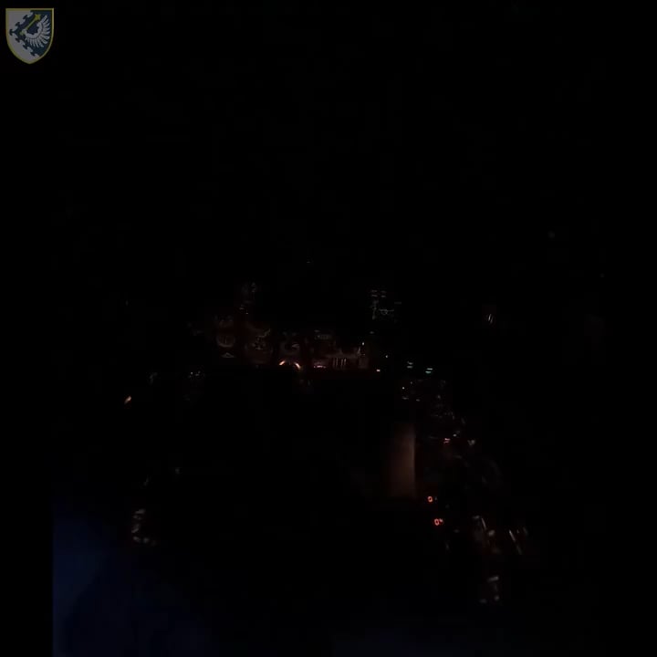 Die ukrainische MIG-29 zerstört eine russische Kamikaze-Drohne während einer Nachtmission