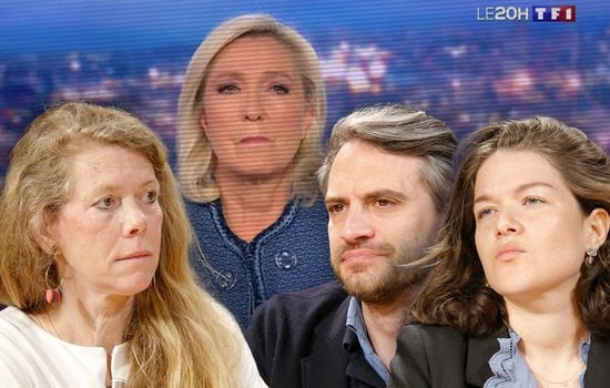 Marine Le Pen verurteilt, Rechtsstaatlichkeit im Fernsehen gegen den Fernseher gefallen