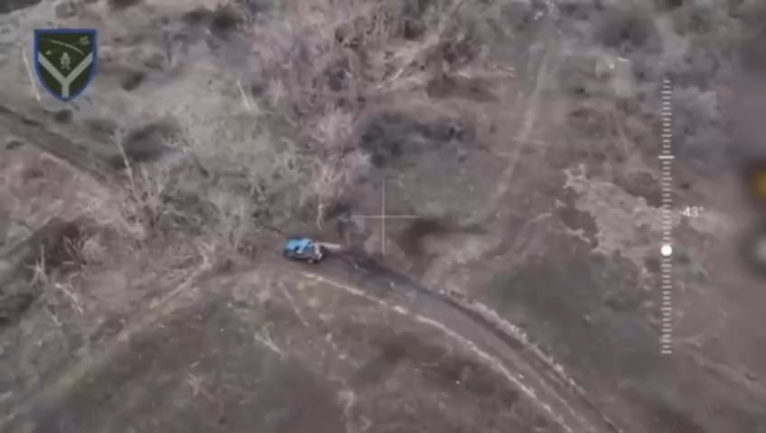 Der russische "Golfwagen" trifft bei mir, operative taktische Gruppe Luhansk. 19.Feb 2025
