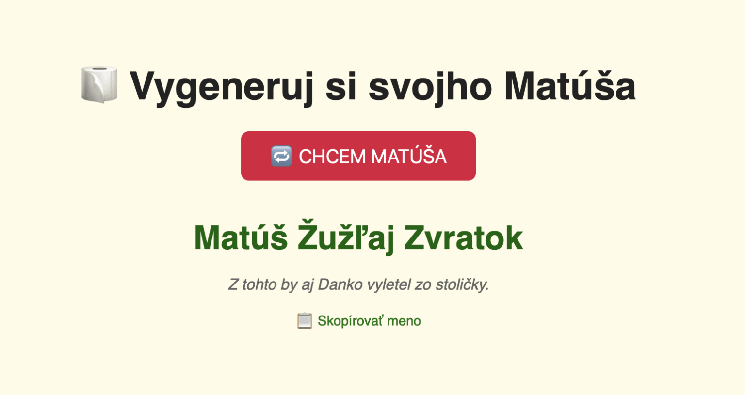 Ruhen Sie sich Ihren eigenen Matthew aus