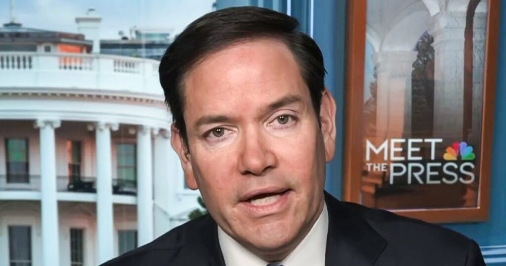 Außenminister Marco Rubio: 'natürlich' alle Menschen in den USA haben Anspruch auf ein ordnungsgemäßes Verfahren