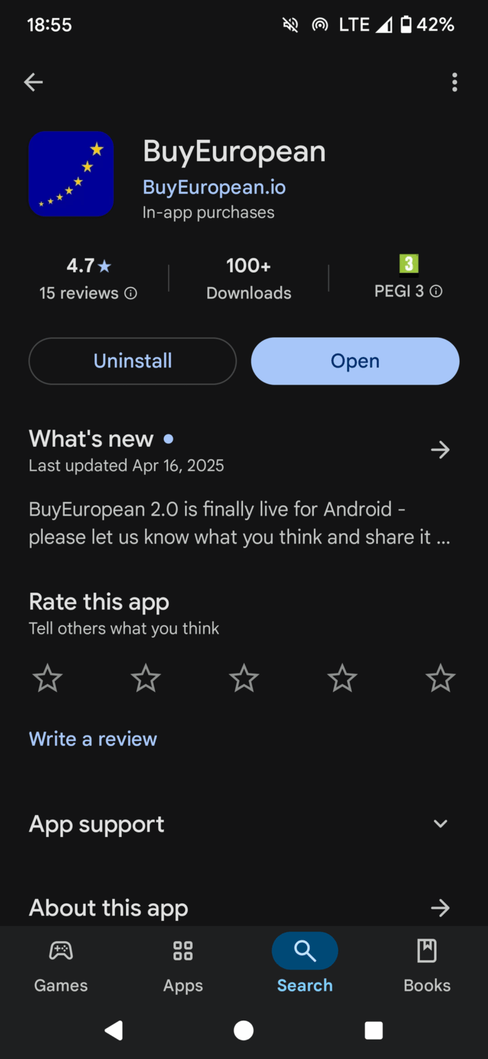 BuyEuropäische App BuyEuropäische App