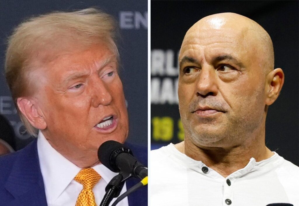 Joe Rogan warnt Trump Politik "ist gefährlich".