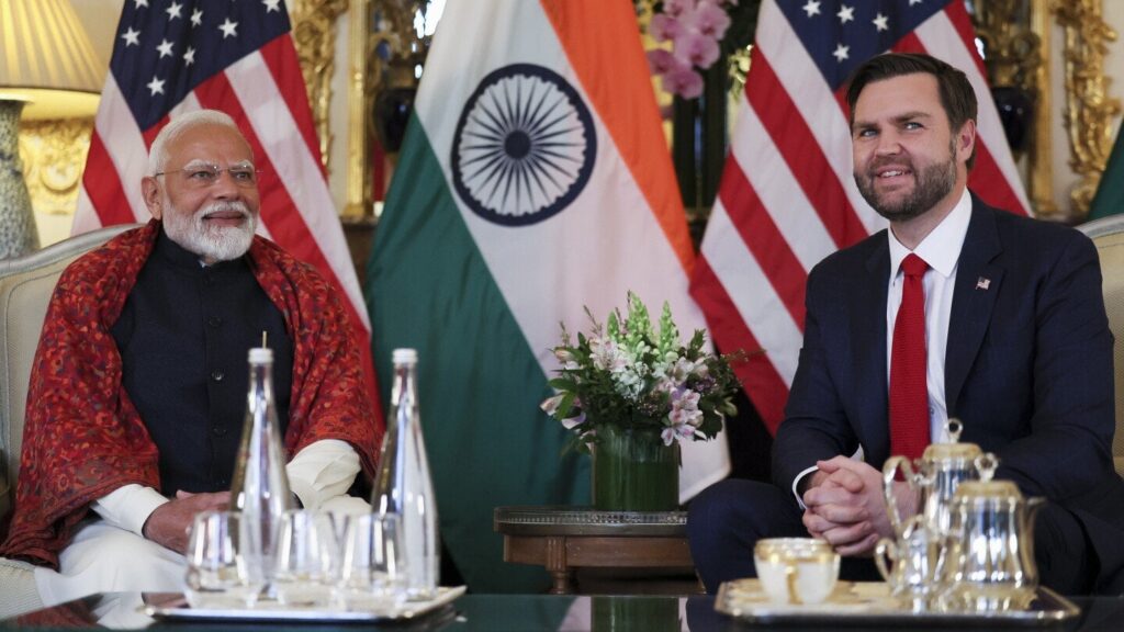Vance soll Indien für bilaterale Gespräche über wirtschaftliche, Handel und geopolitische Bindungen besuchen