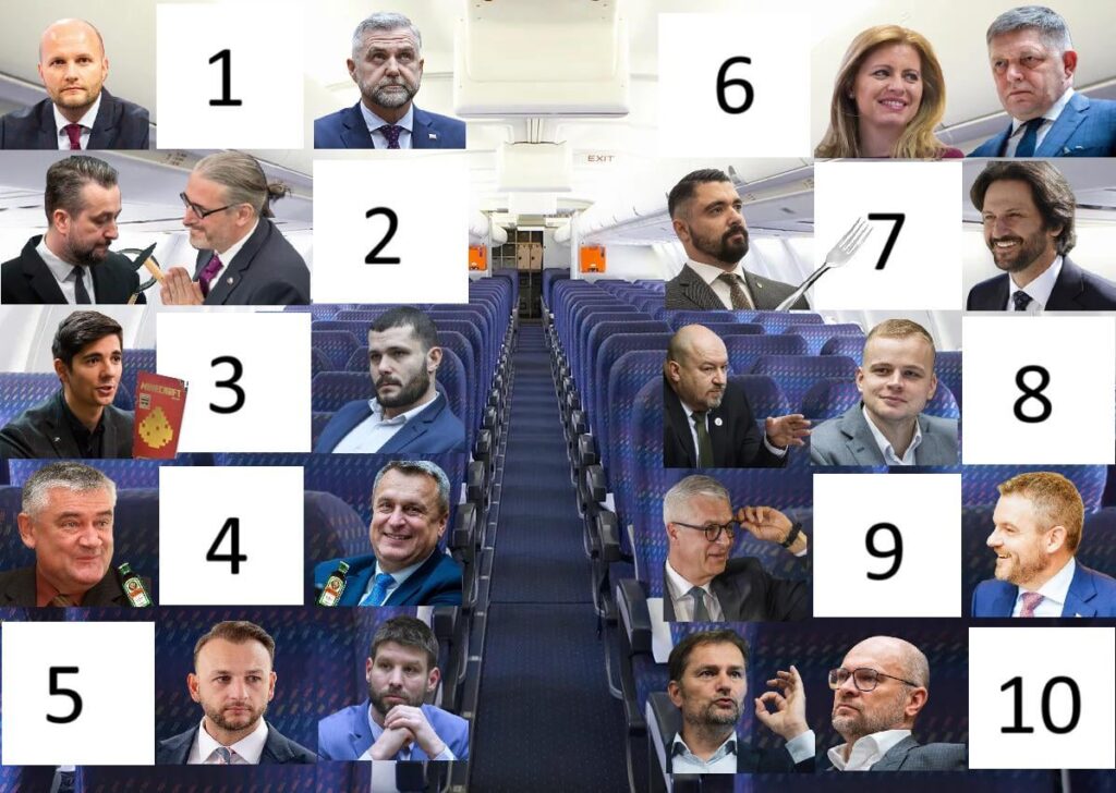 Sie haben einen 12 -stündigen Flug voraus. Wo sitzt du?