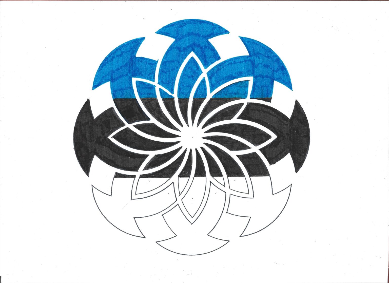 Estlands Flagge