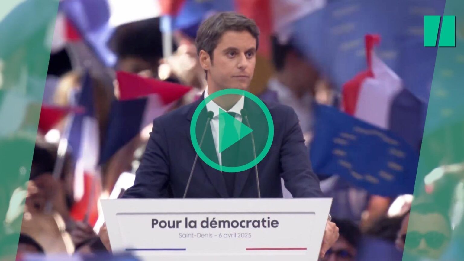 Gabriel Attal gilt für Marine Le Pen ihren Lieblings -Slogan