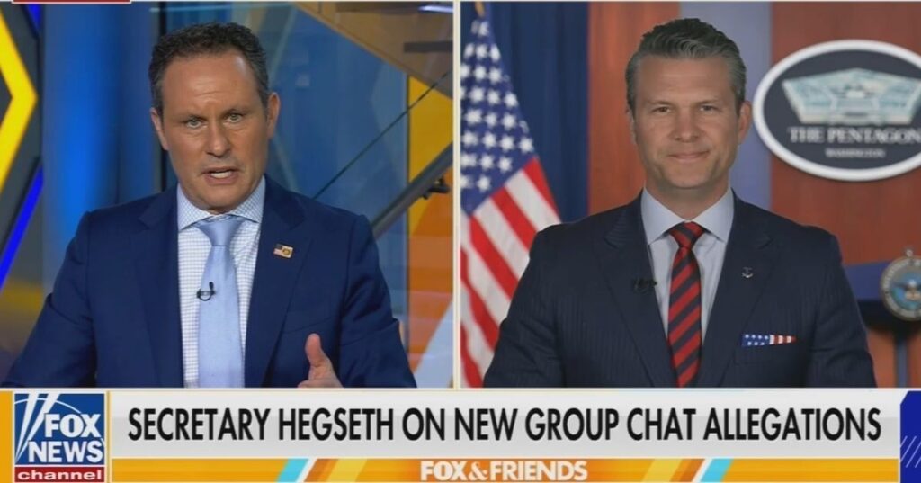 Hoppla! Fox News stellt Pete Hegseth versehentlich als "ehemaliger" Sekretär vor