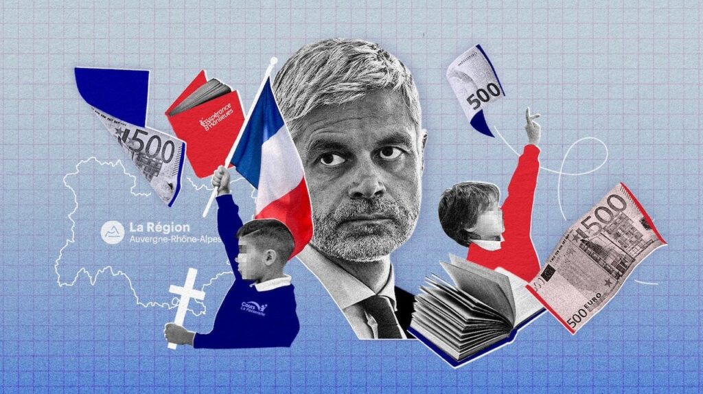 Laurent Wauquiez und die Region Auvergne-Rhône-Alpes haben das Gesetz um 870.000 Euro an private Schulschulen umgangen Laurent Wauquiez und die Region Auvergne-Rhône-Alpes haben das Gesetz um 870.000 Euro an private Schulschulen umgangen